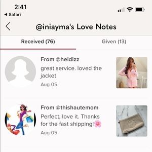 Great reviews! Thanks for shopping with me!